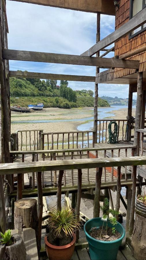 Hostal Palafito Waiwen 카스트로 외부 사진